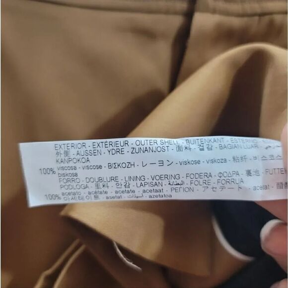 NEW Zara Blazer Jacket and Shorts Suit 2 PC Coord Set in Camel Size XS/Small - Picture 13 of 16